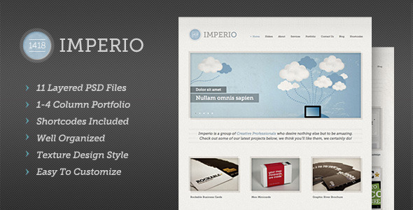 1418 Imperio | Modern PSD Template Nulled Nulled - Free Download