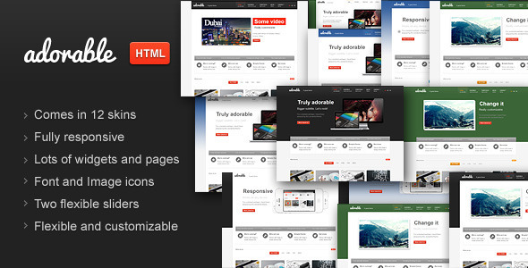 Adorable - Business Services Portfolio HTML theme Nulled Nulled - Free Download