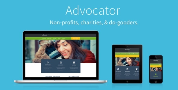 Advocator: Nonprofit & Charity Responsive WordPress Theme Nulled