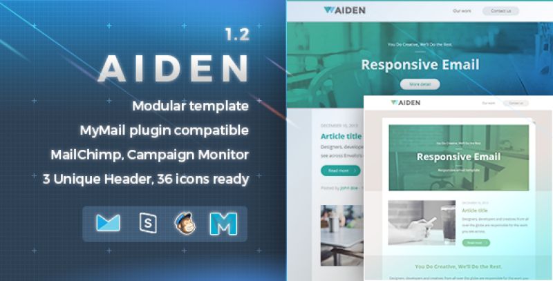 Aiden | Responsive Email Template Nulled Nulled - Free Download