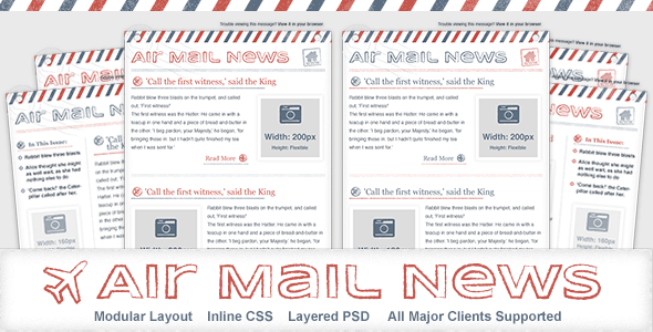 Air Mail News - Newsletter Email Template Nulled Nulled - Free Download