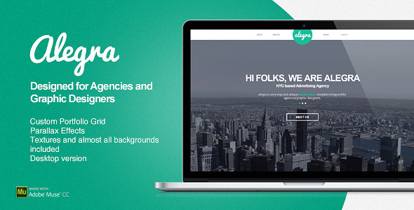 Alegra - Portfolio Muse Theme Nulled Nulled - Free Download