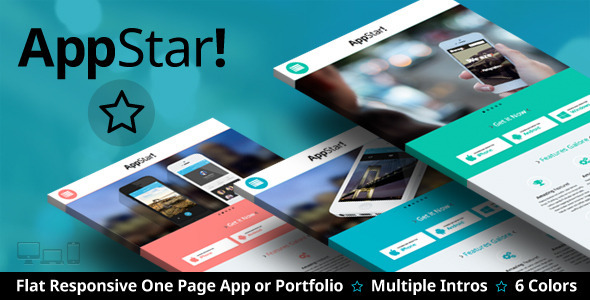 AppStar - One Page Portfolio & App Landing Nulled Nulled - Free Download
