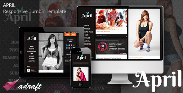 April - Responsive Tumblr Theme Nulled Nulled - Free Download