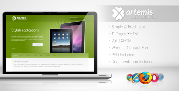 Artemis - Simple and Fresh Template Nulled Nulled - Free Download