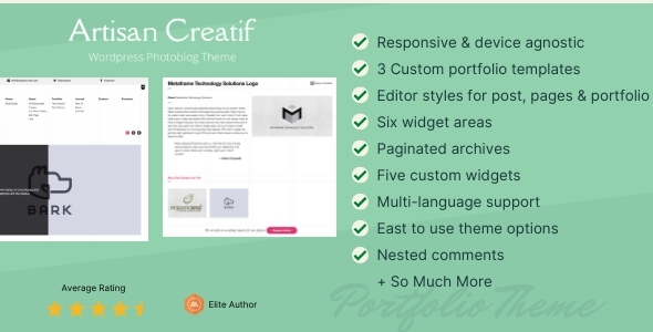 Artisan Creatif – A WordPress Portfolio Theme Nulled Nulled - Free Download