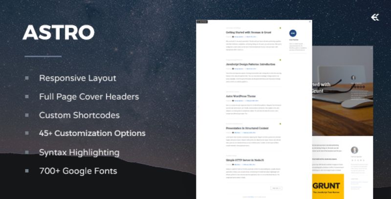 Astro - Responsive WordPress Blog Theme Nulled Nulled - Free Download