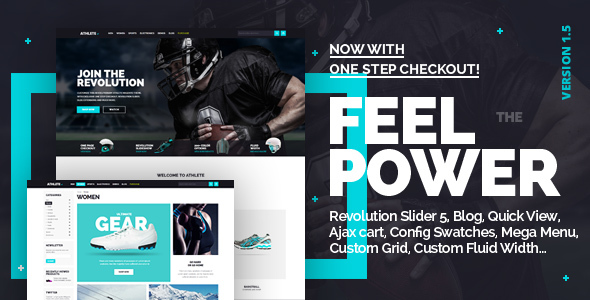 Athlete - Fluid Responsive Magento Theme Nulled Nulled - Free Download