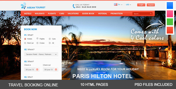 aTourist - Hotel, Travel Booking Site Template Nulled Nulled - Free Download