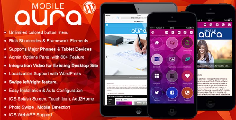Aura Premium Mobile Theme Nulled Nulled - Free Download
