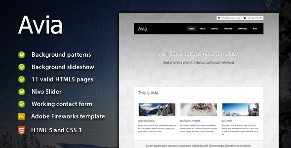 Avia - Clean Business Template Nulled Nulled - Free Download