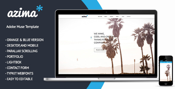 Azima - Portfolio Muse Theme Nulled Nulled - Free Download