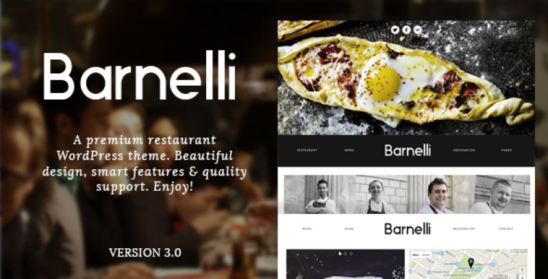 Barnelli - Restaurant Responsive WordPress Theme Nulled Nulled - Free Download