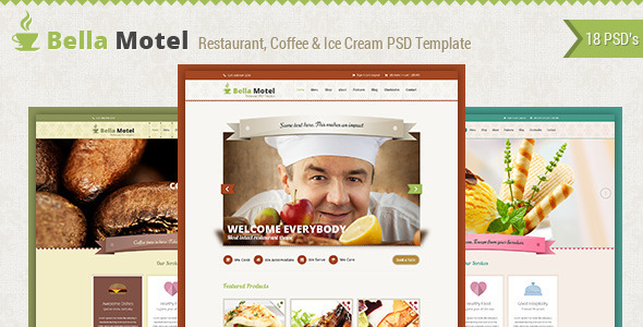 Bella - Restaurant and Bakery PSD Template Nulled Nulled - Free Download