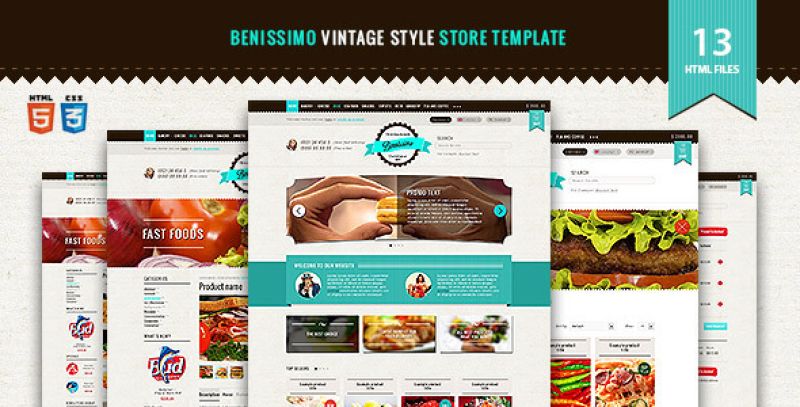 Benissimo — HTML5 & CSS3 store template Nulled