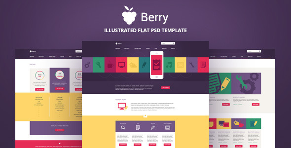 Berry - Illustrated PSD Template Nulled Nulled - Free Download