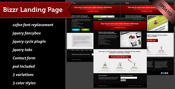 Bizzr Landing Page Nulled Nulled - Free Download