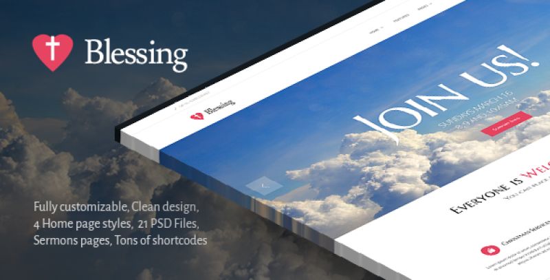 Blessing | Clean Responsive Religion Theme Nulled - Download Free Nulled
