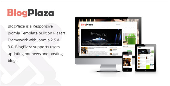 BlogPlaza - Responsive Joomla Template Nulled Nulled - Free Download