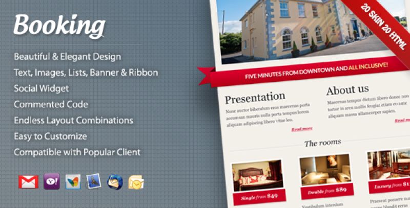Booking Email Template  Nulled Nulled - Free Download