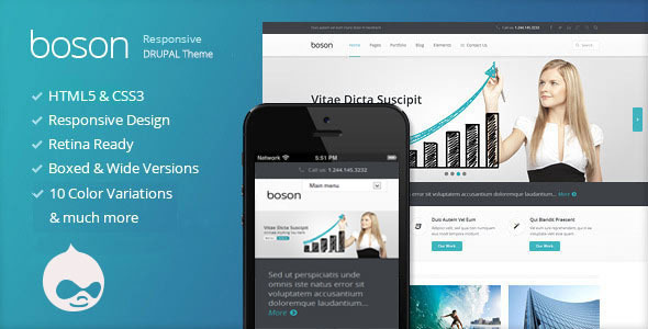 Boson - Responsive Multi-Purpose Drupal theme Nulled Nulled - Free Download