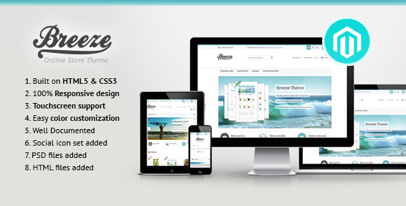 Breeze — Responsive Magento Theme Nulled Nulled - Free Download