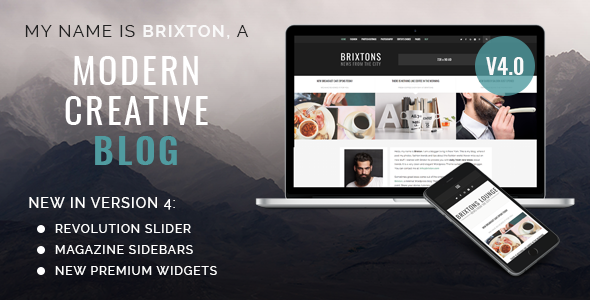 Brixton - A Responsive WordPress Blog Theme Nulled - Free Download Nulled