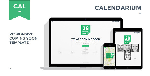 Calendarium - Responsive Coming Soon Template Nulled Nulled - Free Download