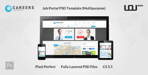 CAREERS - Job Portal PSD Template (Multipurpose) Nulled Nulled - Free Download