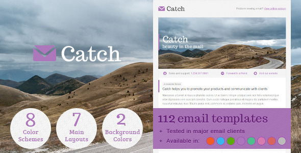 Catch Email Template Nulled Nulled - Free Download