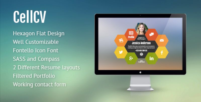 CellCV - Personal Portfolio & Resume Site Nulled Nulled - Free Download