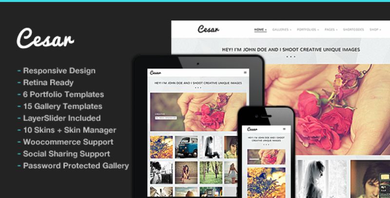 Cesar | Photography WordPress Nulled Nulled - Free Download