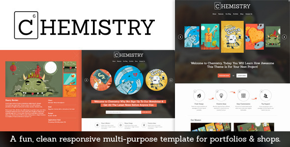 Chemistry - Responsive Portfolio & Shop Template Nulled Nulled - Free Download