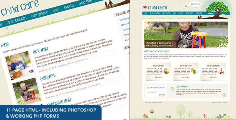 Child Care Creative - 11 page HTML Nulled Nulled - Free Download