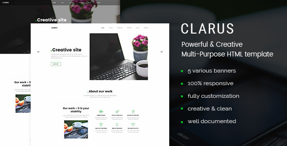 Clarus - Mobirise Responsive Business HTML Site Builder Nulled Nulled - Free Download