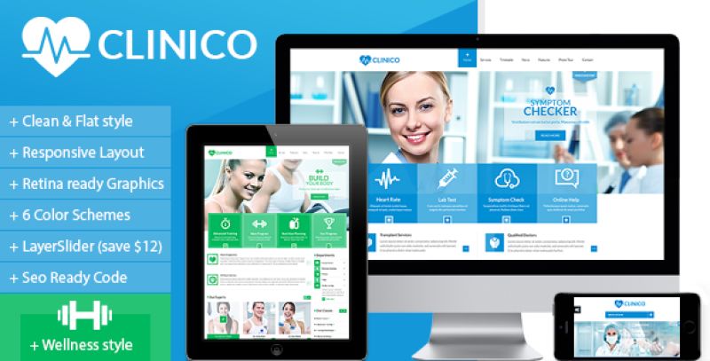 Clinico - Responsive Medical and Health Template Nulled Nulled - Free Download