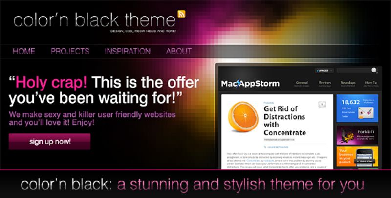 Color'n Black theme Nulled Nulled - Free Download