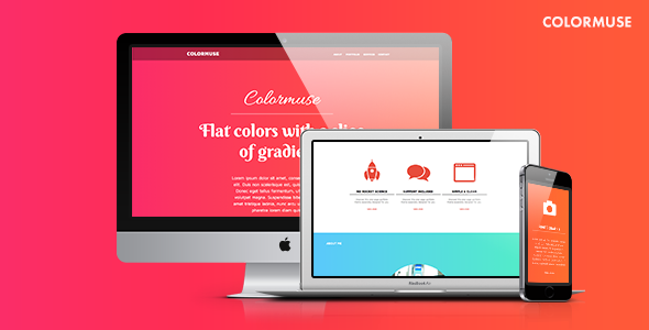 Colormuse - Colorful Muse Template for Portfolios & Creatives Nulled Nulled - Free Download