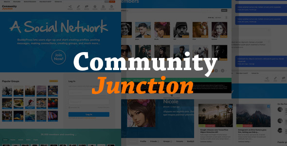 CommunityJunction - BuddyPress Membership Theme Nulled Nulled - Free Download