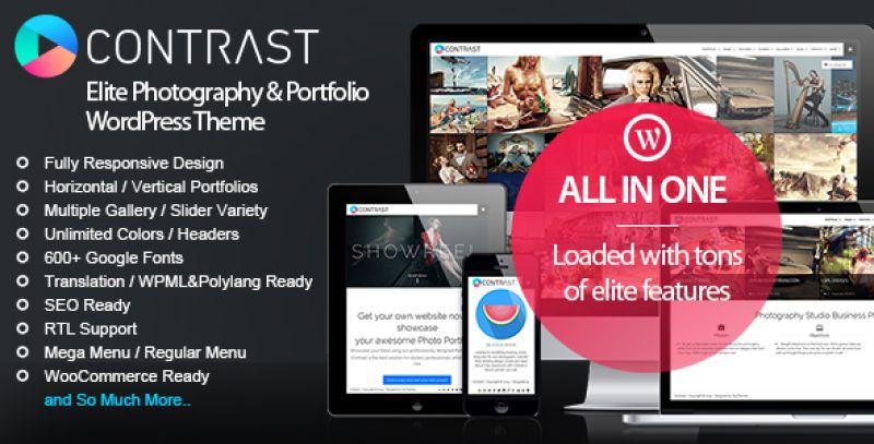 CONTRAST - Elite Photography & Portfolio Theme Nulled Nulled - Free Download