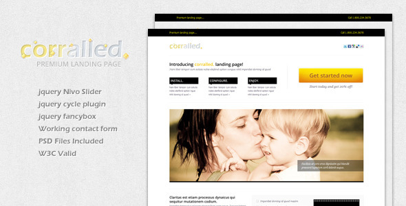 Corralled Landing Page Nulled