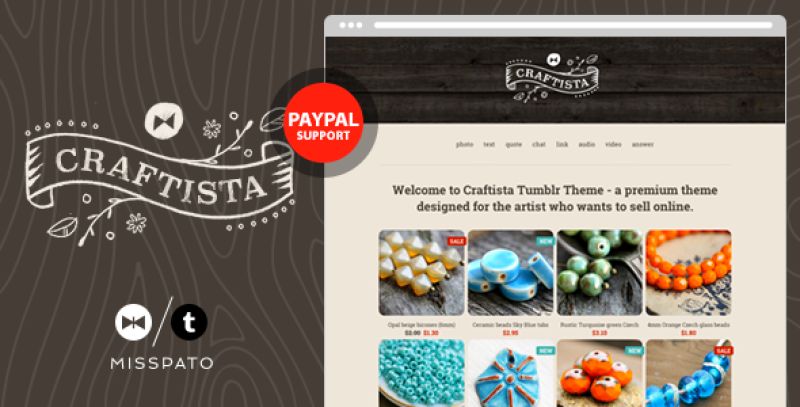 Craftista - eCommerce Tumblr Theme Nulled Nulled Free Download