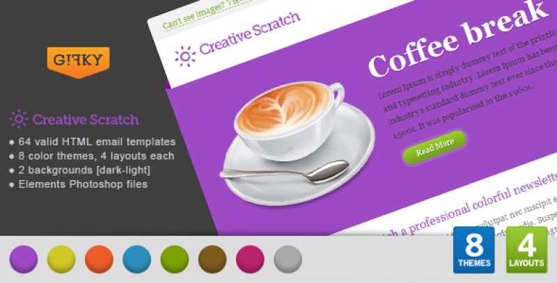 Creative Scratch Email Template Nulled Nulled - Free Download