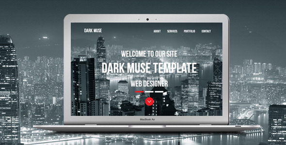 Dark Muse - One Page Parallax Template Nulled Nulled - Free Download