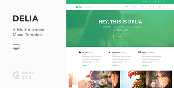 Delia - Multipurpose Muse Template Nulled - Download Free Nulled