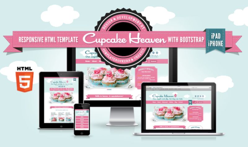 Delimondo Cupcakeheaven Fully Responsive HTML Nulled Nulled - Free Download