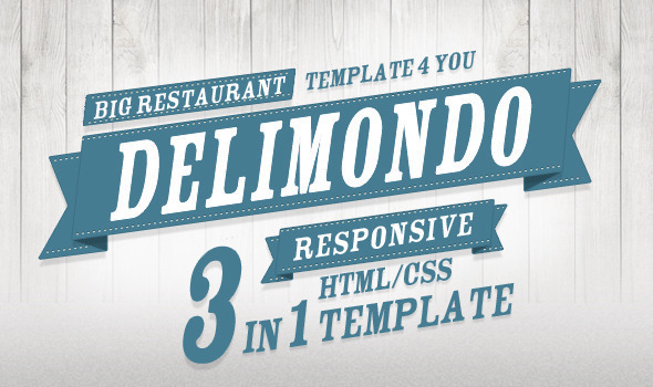 Delimondo Fully Responsive HTML | 3 Styles Nulled Nulled - Free Download