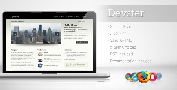 Devster - Simple Business Template Nulled Nulled - Free Download