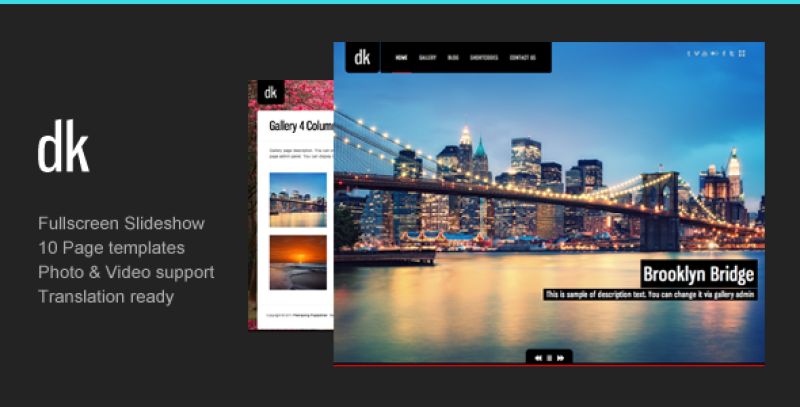 DK | Photography WordPress Nulled Nulled - Free Download