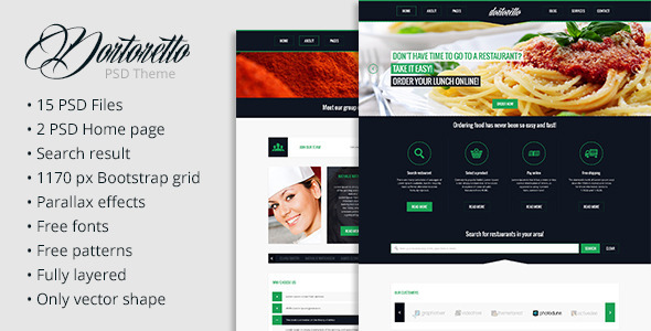 Dortoretto PSD Theme Nulled Nulled - Free Download